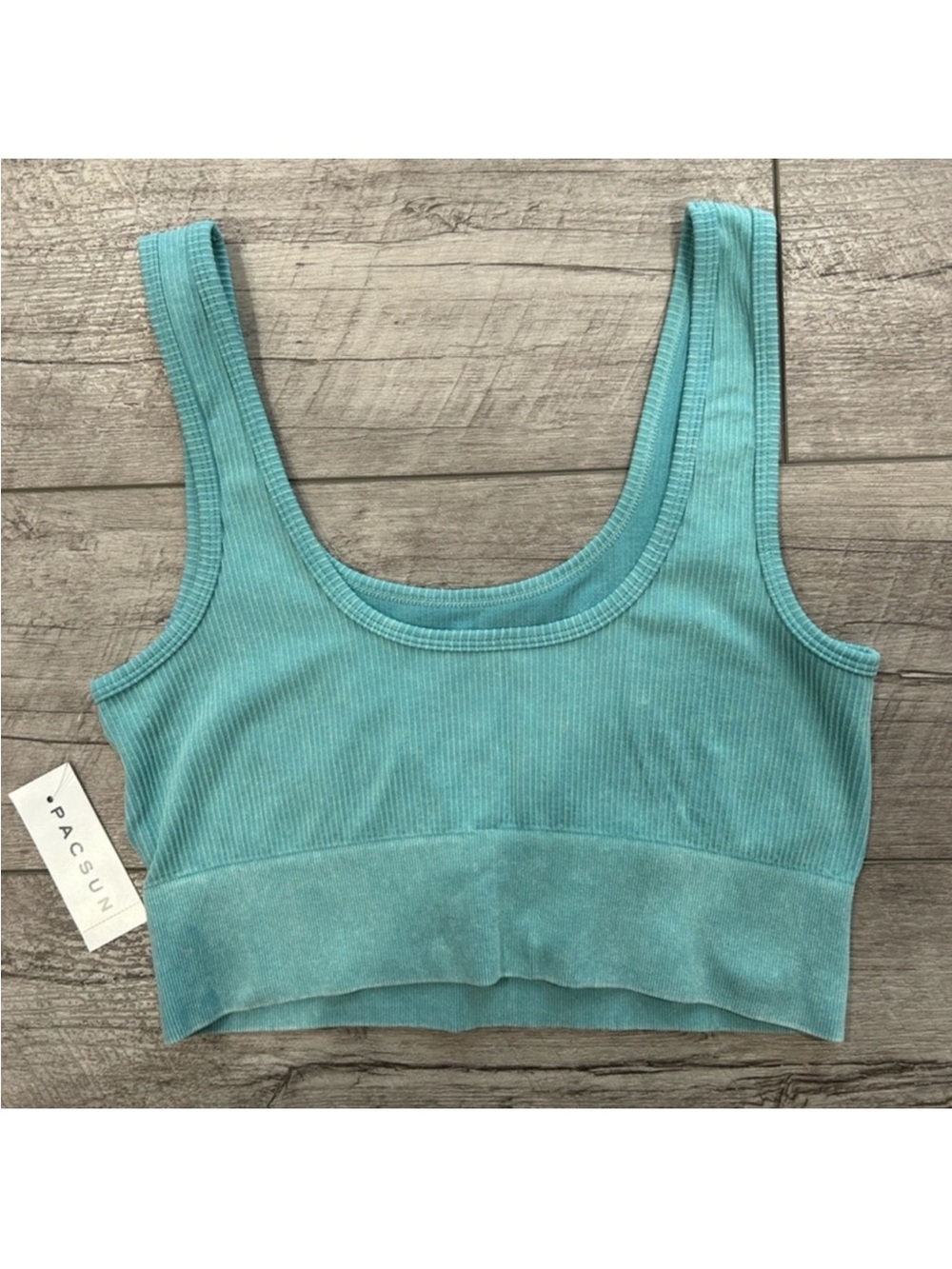 PacSun Blue Ribbed Bra - Picture 4 of 4